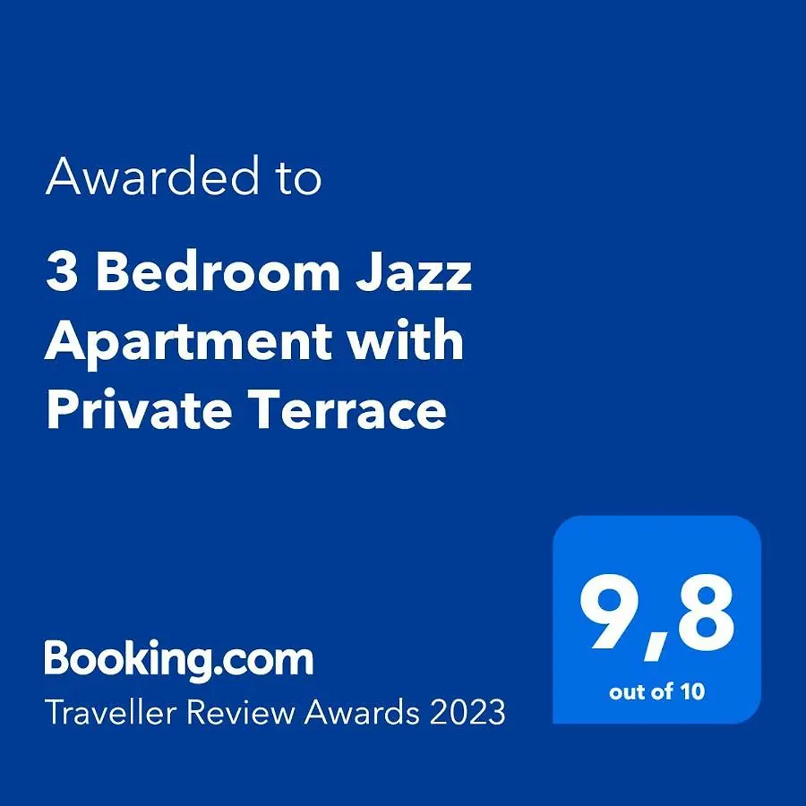 3 Bedroom Jazz Apartment With Private Terrace Terrassa 0*,